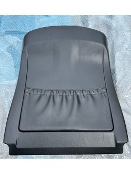 BMW E65 PLECY OPARCIE OSŁONA FOTELA KIESZEŃ CZARNA SKÓRA 52108240713